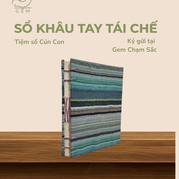 Sổ khâu tay tái chế